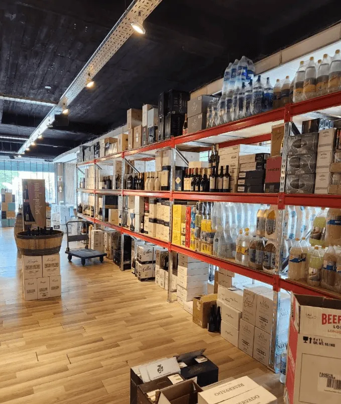 6.  Rack picking para vinoteca