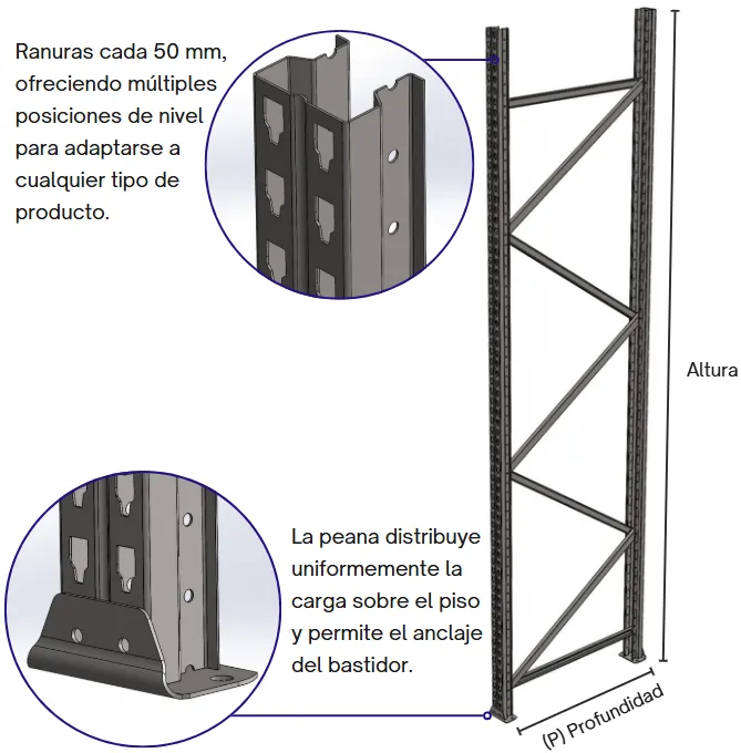 Bastidor Línea 80